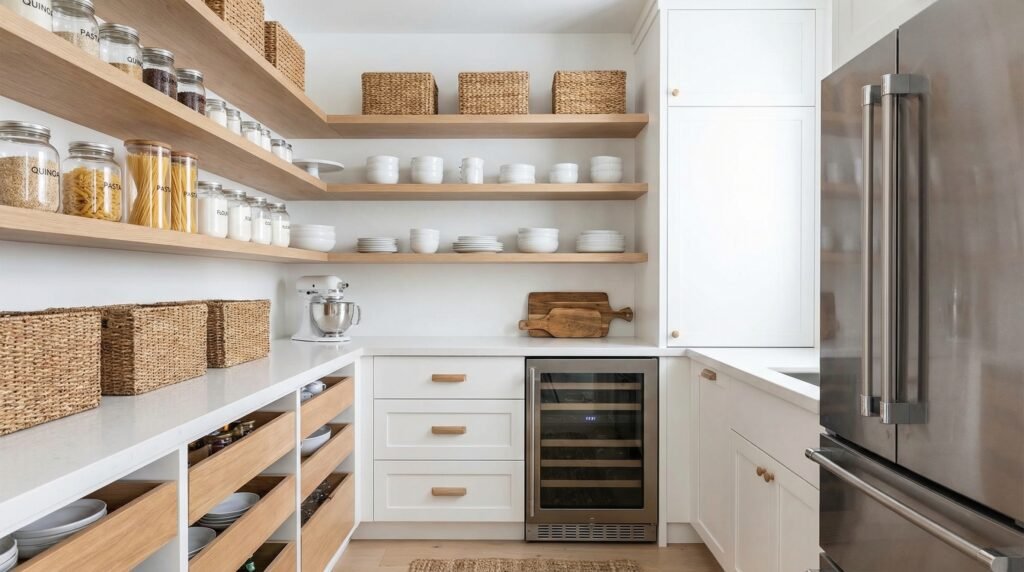 Modern Kitchen Open Shelving