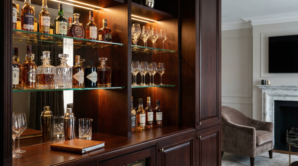 Liquor Cabinet Display